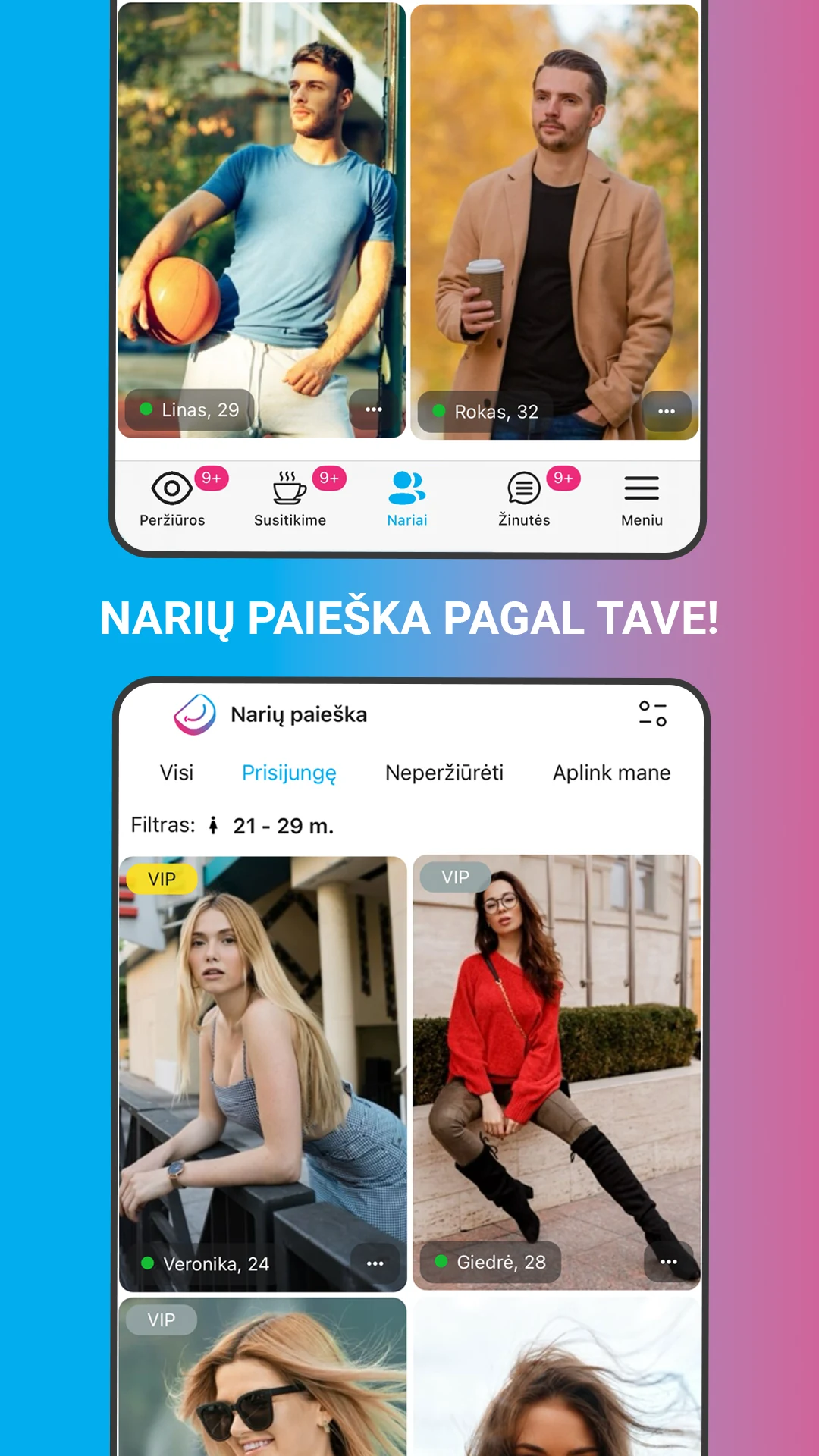 Draugas.lt - pažintys, flirtas screenshot