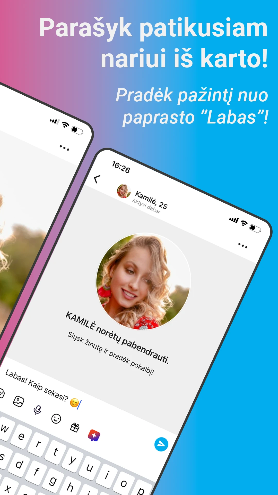 Draugas.lt - pažintys, flirtas screenshot