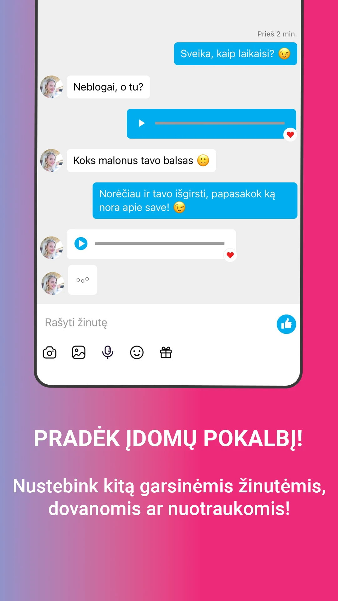 Draugas.lt - pažintys, flirtas screenshot